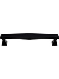 Samanantara Deco Cabinet Pull 6-Inch Center-to-Center in Dark Oil Rubbed Bronze.